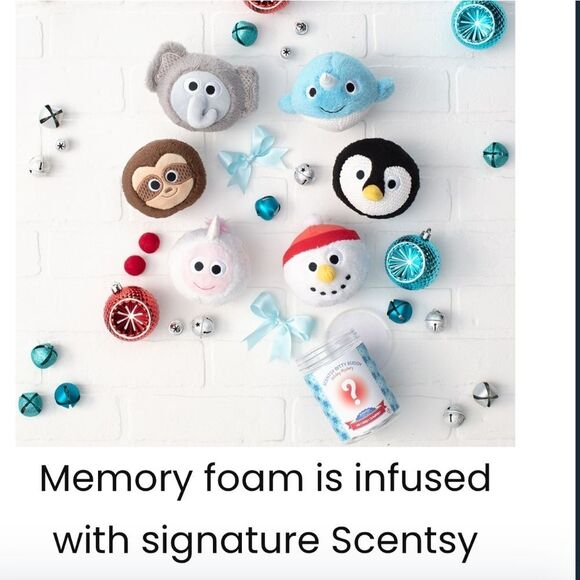 Scentsy Penguin Bitty Buddy Very Merry Cranberry New - Picture 7 of 7